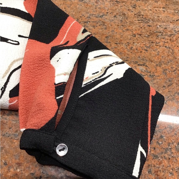 Chic Black Floral Wrap Dress - Picture 8 of 10